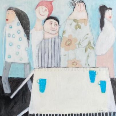 Archiv Nr. 295, Tabea Niederhauser, ich und die anderen wir, Acryl auf Holz.jpg